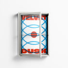 Velvet Dusk - Wall Cabinet - Oluwasheyi Adebayo - Chalk - Clear glass
