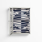 Wave Lens - Wall Cabinet - Oluwasheyi Adebayo - Chalk - Clear glass