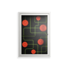 Floral Pipes - Wall Cabinet - Kristin Eriksson - Chalk - Clear glass
