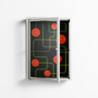Floral Pipes - Wall Cabinet - Kristin Eriksson - Chalk - Clear glass