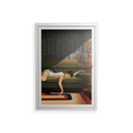 Waiting Game - Wall Cabinet - Kristin Eriksson - Chalk - Clear glass