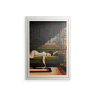 Waiting Game - Wall Cabinet - Kristin Eriksson - Chalk - Clear glass