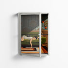 Waiting Game - Wall Cabinet - Kristin Eriksson - Chalk - Clear glass