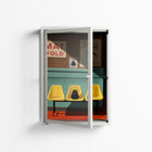 Have You Seen Bert - Wall Cabinet - Kristin Eriksson - Chalk - Clear glass
