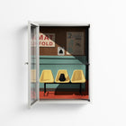 Have You Seen Bert - Wall Cabinet - Kristin Eriksson - Chalk - Clear glass