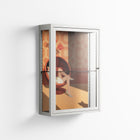 Women In Ballchair - Wall Cabinet - Kristin Eriksson - Chalk - Clear glass