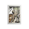 As The Rain Falls - Wall Cabinet - Sophie Goudman-Peachey - Chalk - Clear glass