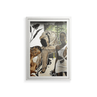 As The Rain Falls - Wall Cabinet - Sophie Goudman-Peachey - Chalk - Clear glass