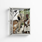 As The Rain Falls - Wall Cabinet - Sophie Goudman-Peachey - Chalk - Clear glass
