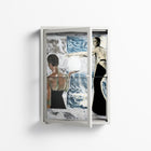 Balance - Wall Cabinet - Sophie Goudman-Peachey - Chalk - Clear glass