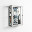 Balance - Wall Cabinet - Sophie Goudman-Peachey - Chalk - Clear glass