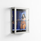 Blue Velvet - Wall Cabinet - Sophie Goudman-Peachey - Chalk - Clear glass