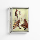Can You Face It - Wall Cabinet - Sophie Goudman-Peachey - Chalk - Clear glass