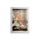 We Are Who We Are - Wall Cabinet - Sophie Goudman-Peachey - Chalk - Clear glass