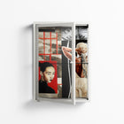 Where We Belong - Wall Cabinet - Sophie Goudman-Peachey - Chalk - Clear glass