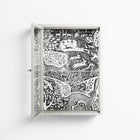 Flight Of Fancy - Wall Cabinet - Diana Catchpole - Chalk - Clear glass