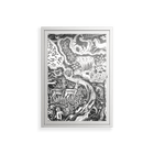 Flight Of Fancy 3 - Wall Cabinet - Diana Catchpole - Chalk - Clear glass