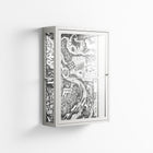 Flight Of Fancy 3 - Wall Cabinet - Diana Catchpole - Chalk - Clear glass
