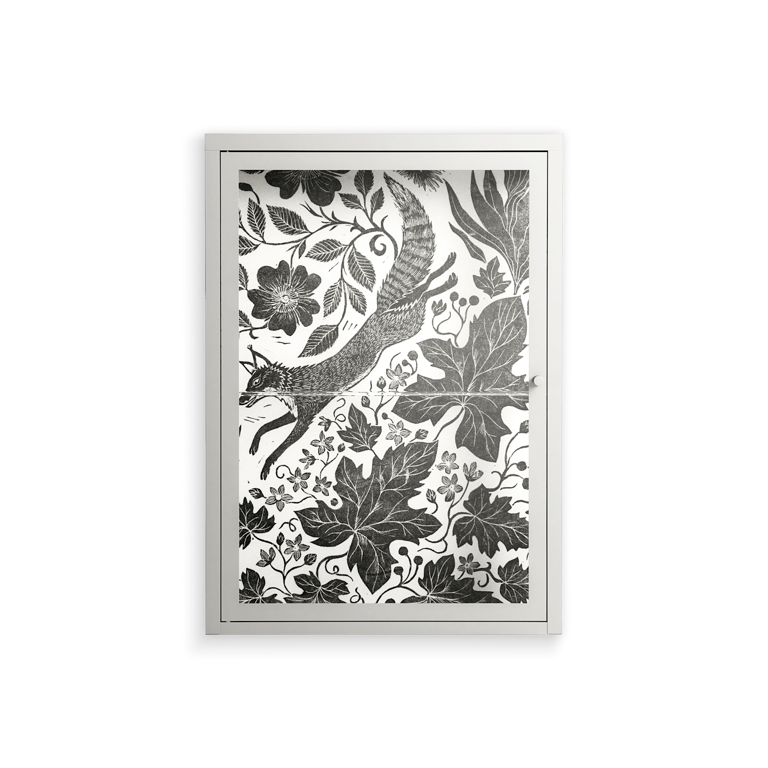 Ode to Summer 4 - Wall Cabinet - Diana Catchpole - Chalk - Clear glass