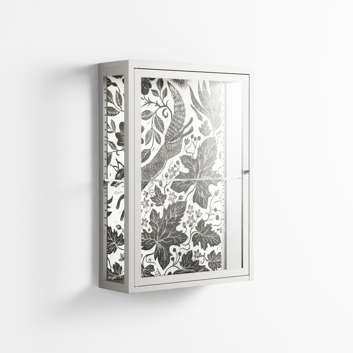 Ode to Summer 4 - Wall Cabinet - Diana Catchpole - Chalk - Clear glass