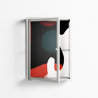 Plume - Wall Cabinet - Rikki Hewitt - Chalk - Clear glass