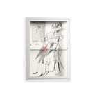 Bayeux - Wall Cabinet - Naia Escribano - Chalk - Clear glass