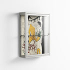 Knights - Wall Cabinet - Naia Escribano - Chalk - Clear glass