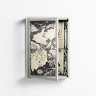 Oberon and Elgar - Wall Cabinet - Naia Escribano - Chalk - Clear glass