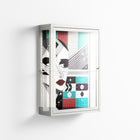 The Dessolution - Wall Cabinet - Mathilda Kienast - Chalk - Clear glass