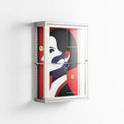 Unseen In Plain Sight - Wall Cabinet - Mathilda Kienast - Chalk - Clear glass