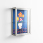 Flower Cup - Wall Cabinet - Mo Kalache - Chalk - Clear glass