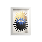 Evil Eye Sun - Wall Cabinet - Mo Kalache - Chalk - Clear glass