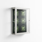 Evergreen Stag - Wall Cabinet - Ethan Fender - Chalk - Clear glass