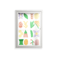Shapes - Wall Cabinet - Lydia Greaves - Chalk - Clear glass