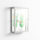 Bouquets - Wall Cabinet - Lydia Greaves - Chalk - Clear glass