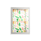 Shapes Cream - Wall Cabinet - Lydia Greaves - Chalk - Clear glass
