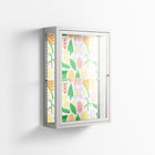 Shapes Cream - Wall Cabinet - Lydia Greaves - Chalk - Clear glass
