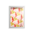 Cats - Wall Cabinet - Lydia Greaves - Chalk - Clear glass