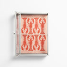 Lobsters - Wall Cabinet - Lydia Greaves - Chalk - Clear glass