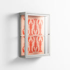 Lobsters - Wall Cabinet - Lydia Greaves - Chalk - Clear glass