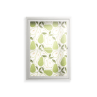 Pears - Wall Cabinet - Lydia Greaves - Chalk - Clear glass