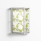Pears - Wall Cabinet - Lydia Greaves - Chalk - Clear glass