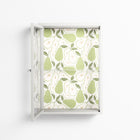 Pears - Wall Cabinet - Lydia Greaves - Chalk - Clear glass