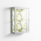 Pears - Wall Cabinet - Lydia Greaves - Chalk - Clear glass