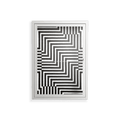 Rectangle In Rectangle - Wall Cabinet - Guido De Boer - Chalk - Clear glass