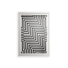 Rectangle In Rectangle - Wall Cabinet - Guido De Boer - Chalk - Clear glass