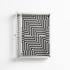 Rectangle In Rectangle - Wall Cabinet - Guido De Boer - Chalk - Clear glass