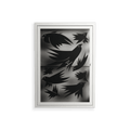 Black Birds - Wall Cabinet - Konrad Blaszczyk - Chalk - Overlay Glass