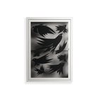 Black Birds - Wall Cabinet - Konrad Blaszczyk - Chalk - Overlay Glass