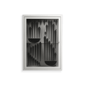 Black Fern - Wall Cabinet - Konrad Blaszczyk - Chalk - Overlay Glass